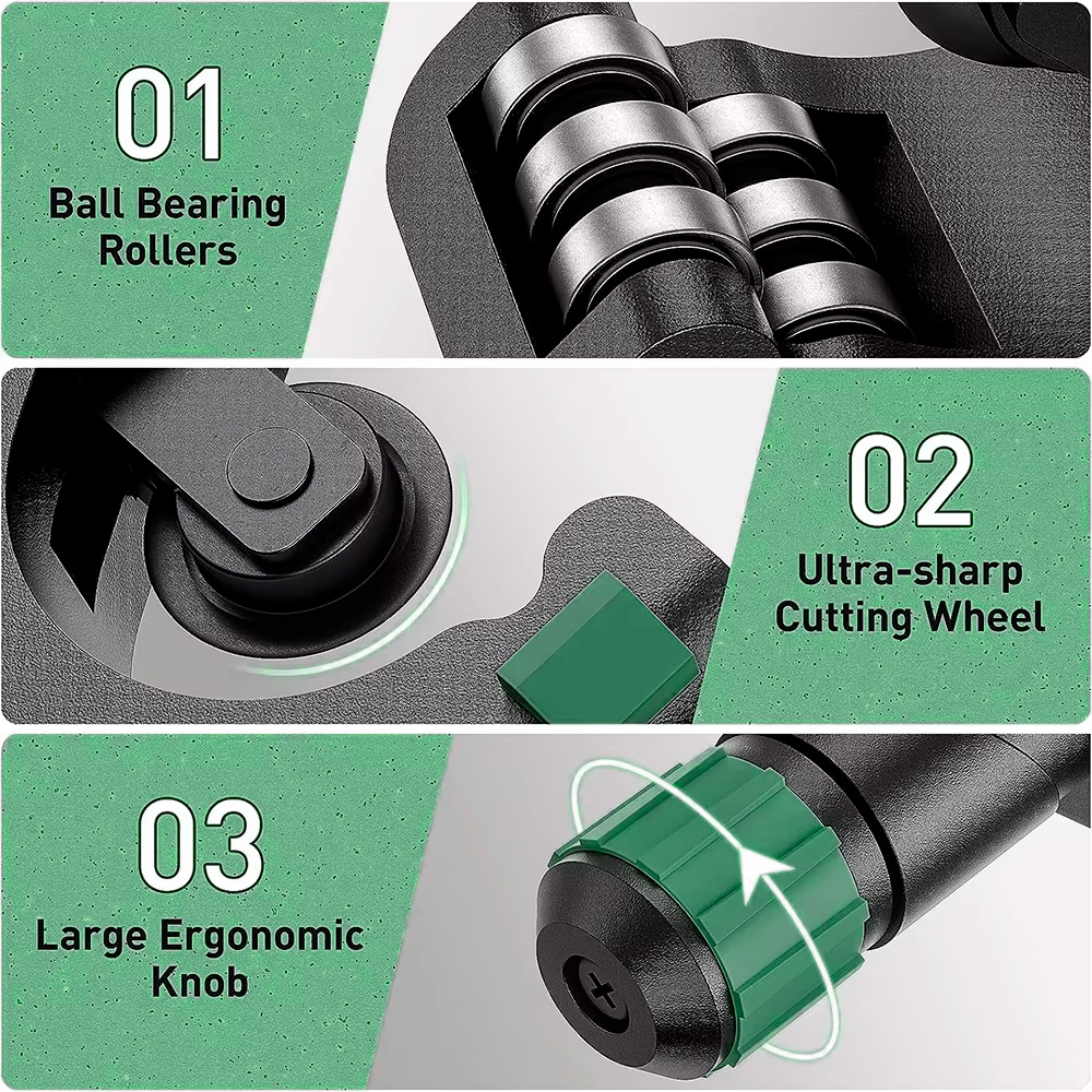 قاطع الأنابيب المحمول 5-50 ملل - مراجعة Pipe Cutter Ratchet وسعره